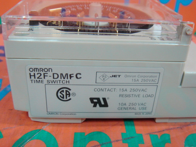 OMRON TIME SWITCH H2F-DMFC TIME:24h 100 to 240VAC - PLC DCS SERVO Control  MOTOR POWER SUPPLY IPC ROBOT